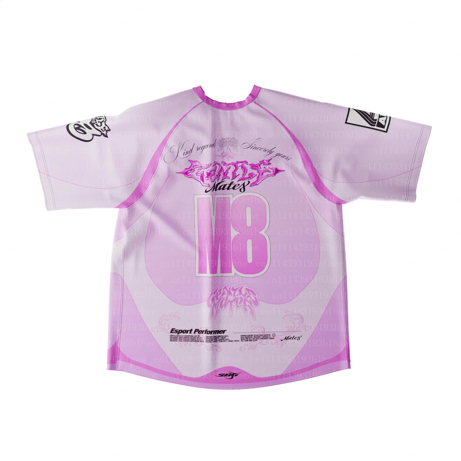 Popluar Esports Fans 2026 M8 Team est T-shirts Fashion 3D Print Short Sleeve Gentle Mates Men Uniform Tees Breathable Tops 260706 - view 6