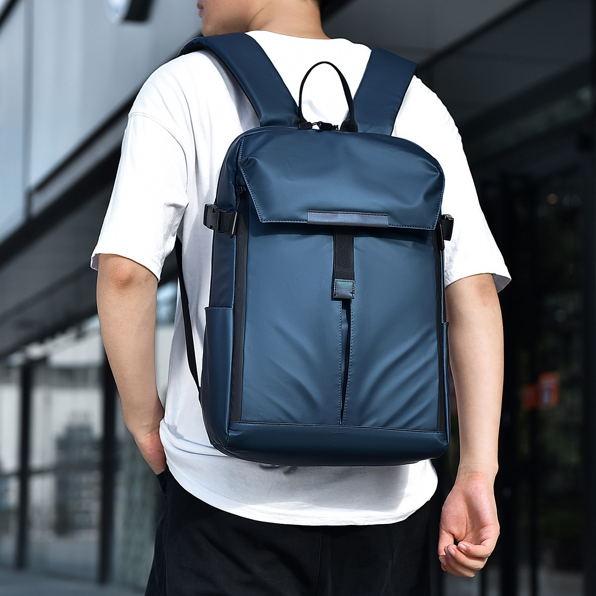 Fashion new sports outdoor bag fashion bag large capacity outdoor leisure backpack laptop bag student backpack multifunctional waterproof leather men 