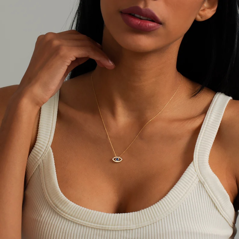 Devil's Eye Creative Design Style Fashion Necklace Hot Selling Element Trendy Women's Exquisite Collarbone Chain - view 3