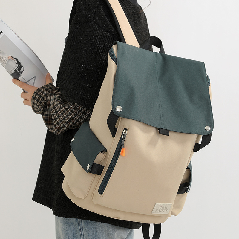 new sports outdoor backpack large capacity trendy backpack vacation leisure business travel backpack new color blocked backpack fashion bag