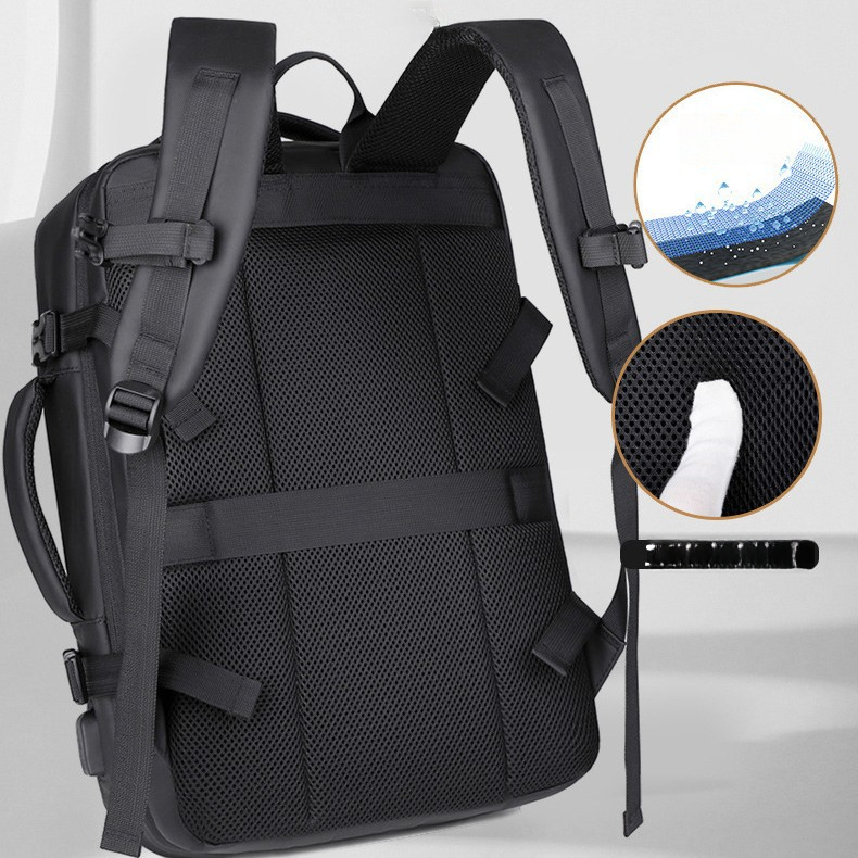 new elite backpack business multifunctional backpack expandable large capacity commuting leisure laptop bag lightweight waterproof bag