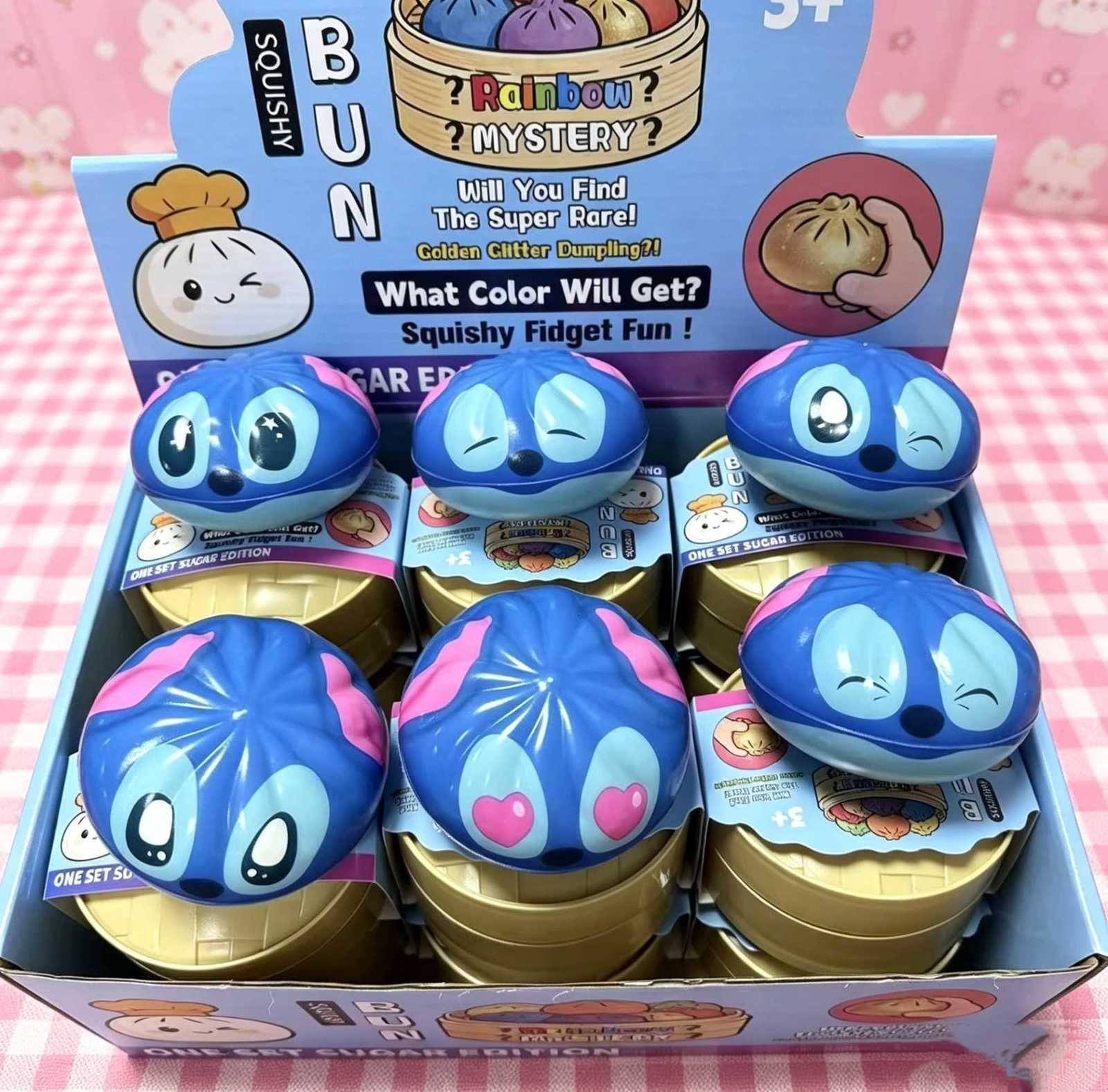Stress 2026 Hot PU Soft Relief Squishy Toy - Cartoon Stitch Slow Rebound Soup Dumpling Blind Box - Simulated Stress Relief C260706 - view 5