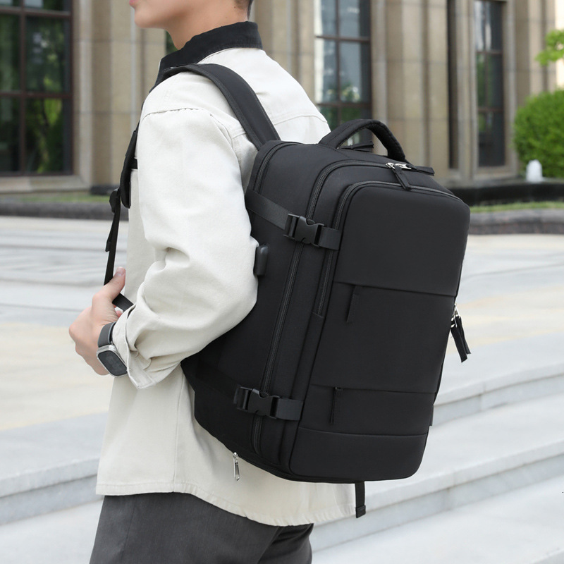 new business backpack wallet card bag commuting outdoor dry wet separation independent shoe compartment multifunctional travel bag luxury backpack