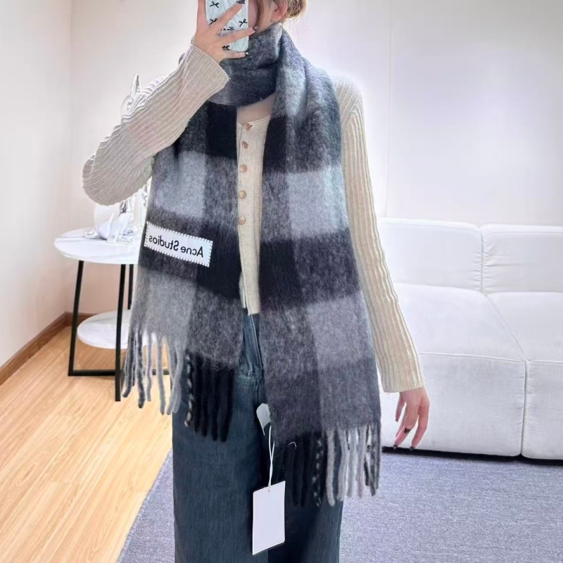 Designer scarf women and men long Scarf thickened shawl fashion cashmere casual classic printed Big Shawls Nordic Style AC Scarves Simple Tassel size 240-38 CM