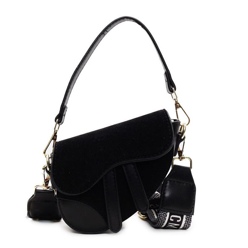 Luxury Designer Light Luxury New Trendy Desgner Classic Saddle Versatile Retro Large Capacity Casual Crossbody Bag For Women - view 5