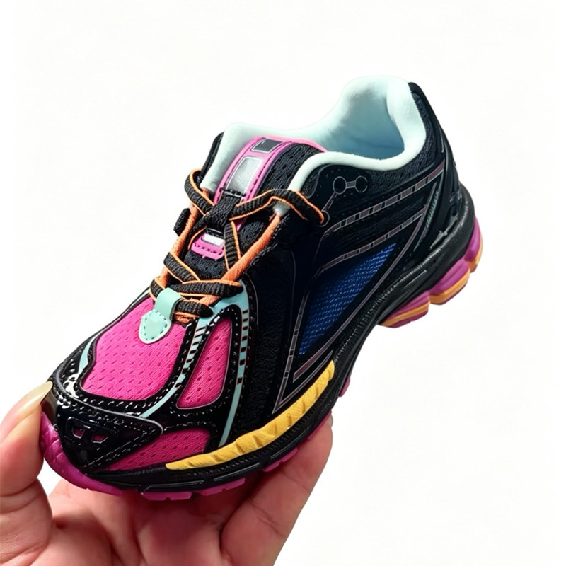 Neon Nights Kids Running Tennis Shoes Day Chrome Grade School big boys girls Lifestyle Sneaker Infant Trainers mesh design toggle fastening Silver Met - view 5