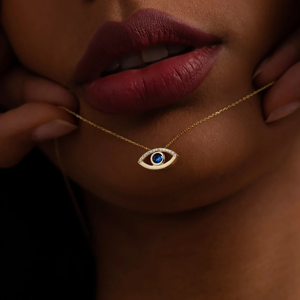 Devil's Eye Creative Design Style Fashion Necklace Hot Selling Element Trendy Women's Exquisite Collarbone Chain - view 4