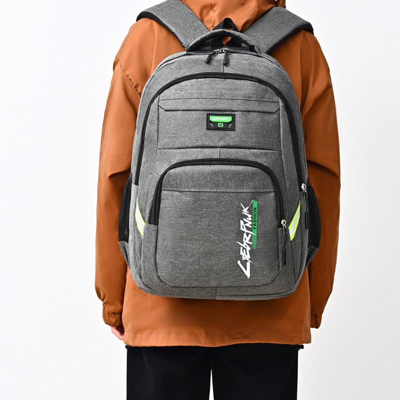 Fashion New Fashion Bag Wallet Card Bag Solid Color Business Backpack New Large Capacity Student Backpack Fashion Simple Outdoor Travel Leisure Backpa