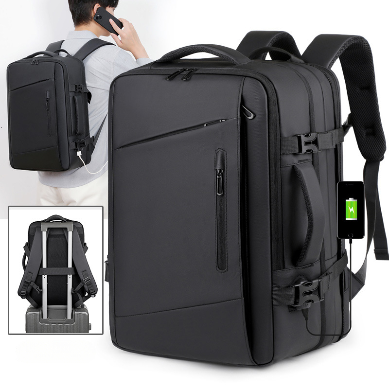 Fashion New Business Backpack Backpack Expandable Travel Laptop Bag Commuter Large Capacity Men s High Quality Luxury Backpack