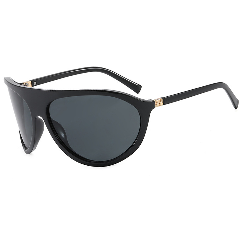 Glasses Oversized Frame Personality 2025 New Model Outdoor High-End Stylish Sunglasses - view 6