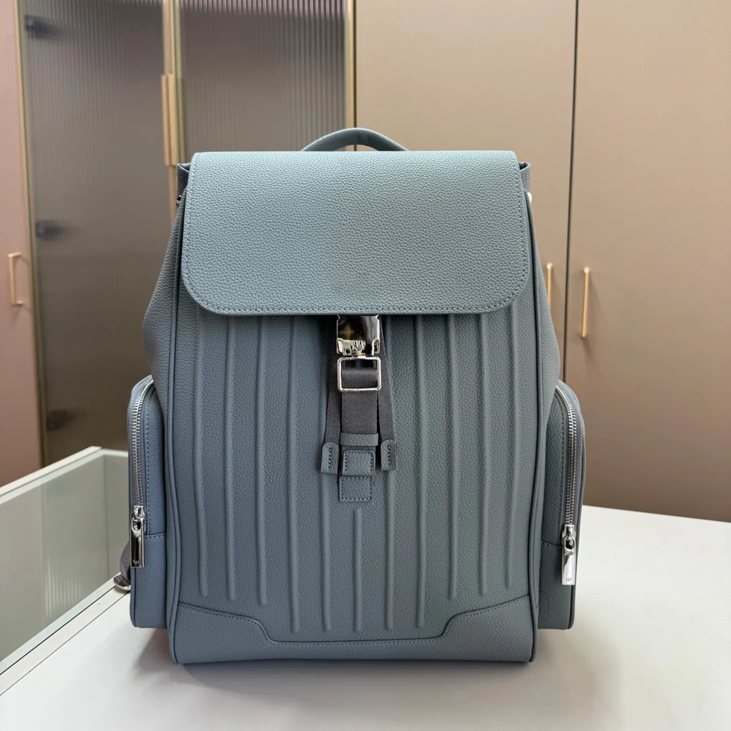 Never Still Zaino Sportivo Uomo Design Moderno In Pelle Borsa Scuola Lavoro Uni…