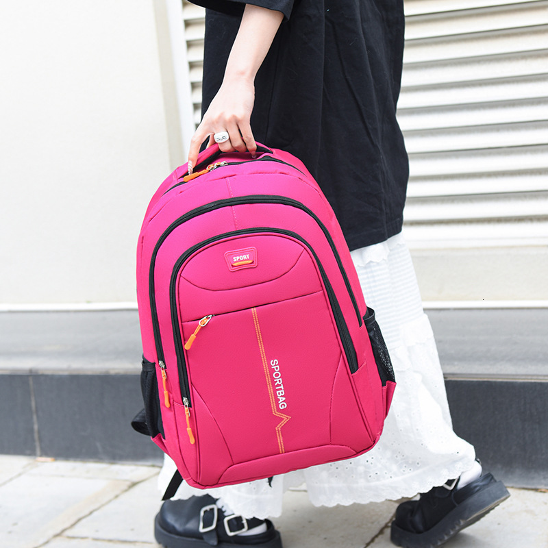 Fashion new luxury leisure backpack with neutral letter printing student backpack outdoor waterproof laptop business backpack sports outdoor bag
