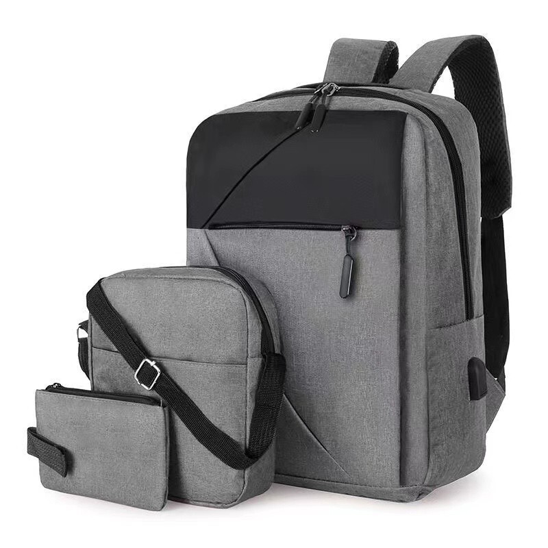 New Elite Backpack Large Capacity Men s Trendy Multi functional Backpack Business Outdoor Travel High School Student Backpack Fashion Bag