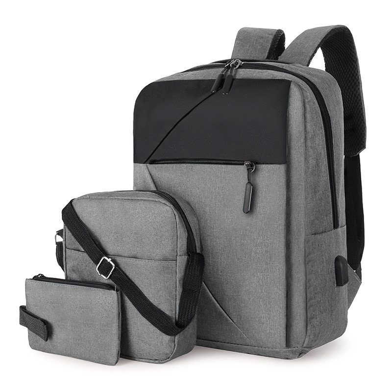 Cross border Backpack Large Capacity Men s Trendy Multifunctional Backpack Business Outdoor Travel High School Student Bag New Model