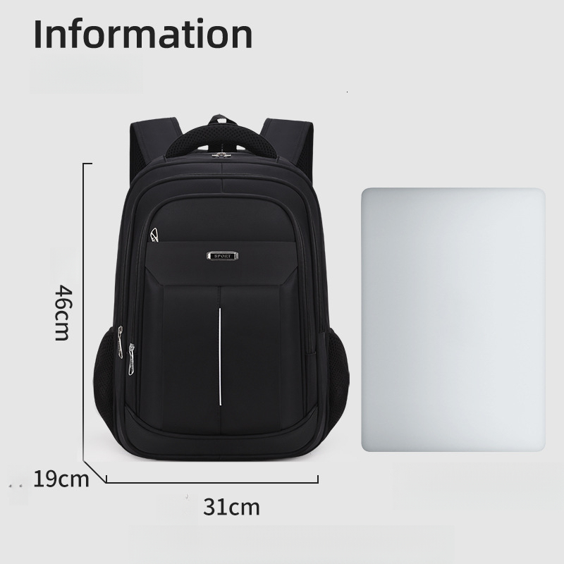 Fashion New Sports Outdoor Bag Large Capacity Business Leisure Outdoor Travel Backpack Solid Color Business Elite Multi functional Backpack Fashion Ba