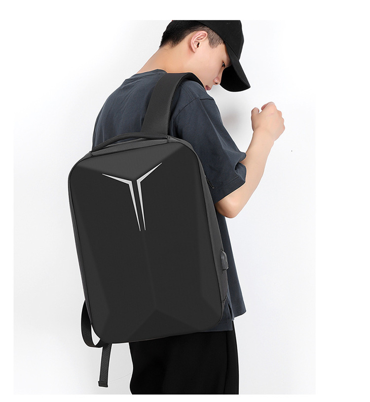 Fashion new sports outdoor bag fashionable laptop bag multifunctional hard shell charging backpack waterproof large capacity leisure business men s ba