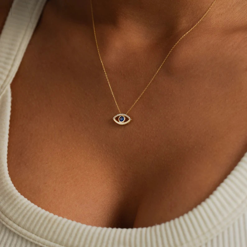 Devil's Eye Creative Design Style Fashion Necklace Hot Selling Element Trendy Women's Exquisite Collarbone Chain - view 5