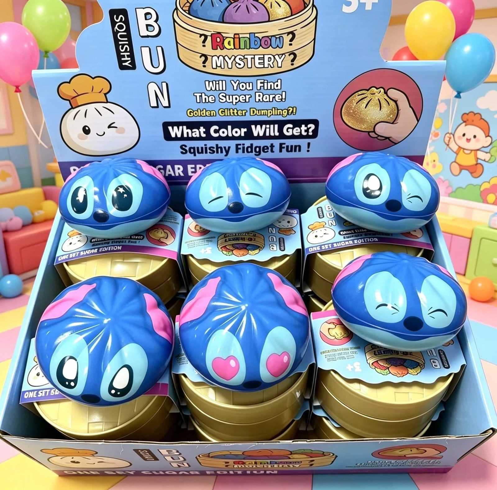 Stress 2026 Hot PU Soft Relief Squishy Toy - Cartoon Stitch Slow Rebound Soup Dumpling Blind Box - Simulated Stress Relief C260706 - view 6
