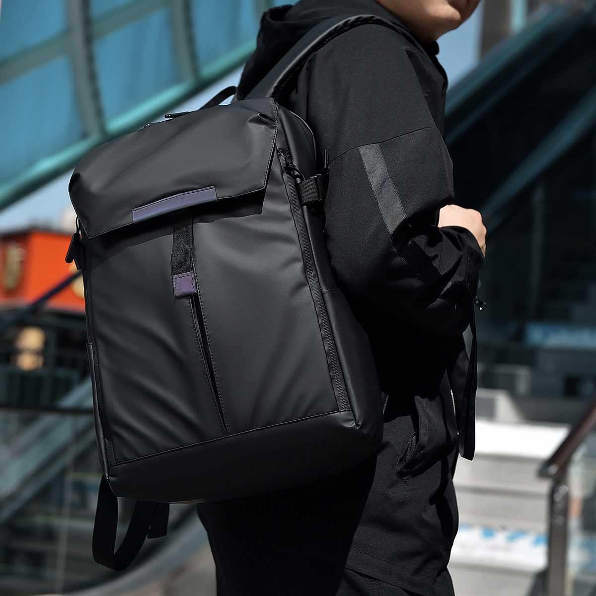 Fashion new sports outdoor bag fashion bag large capacity outdoor leisure backpack laptop bag student backpack multifunctional waterproof leather men 