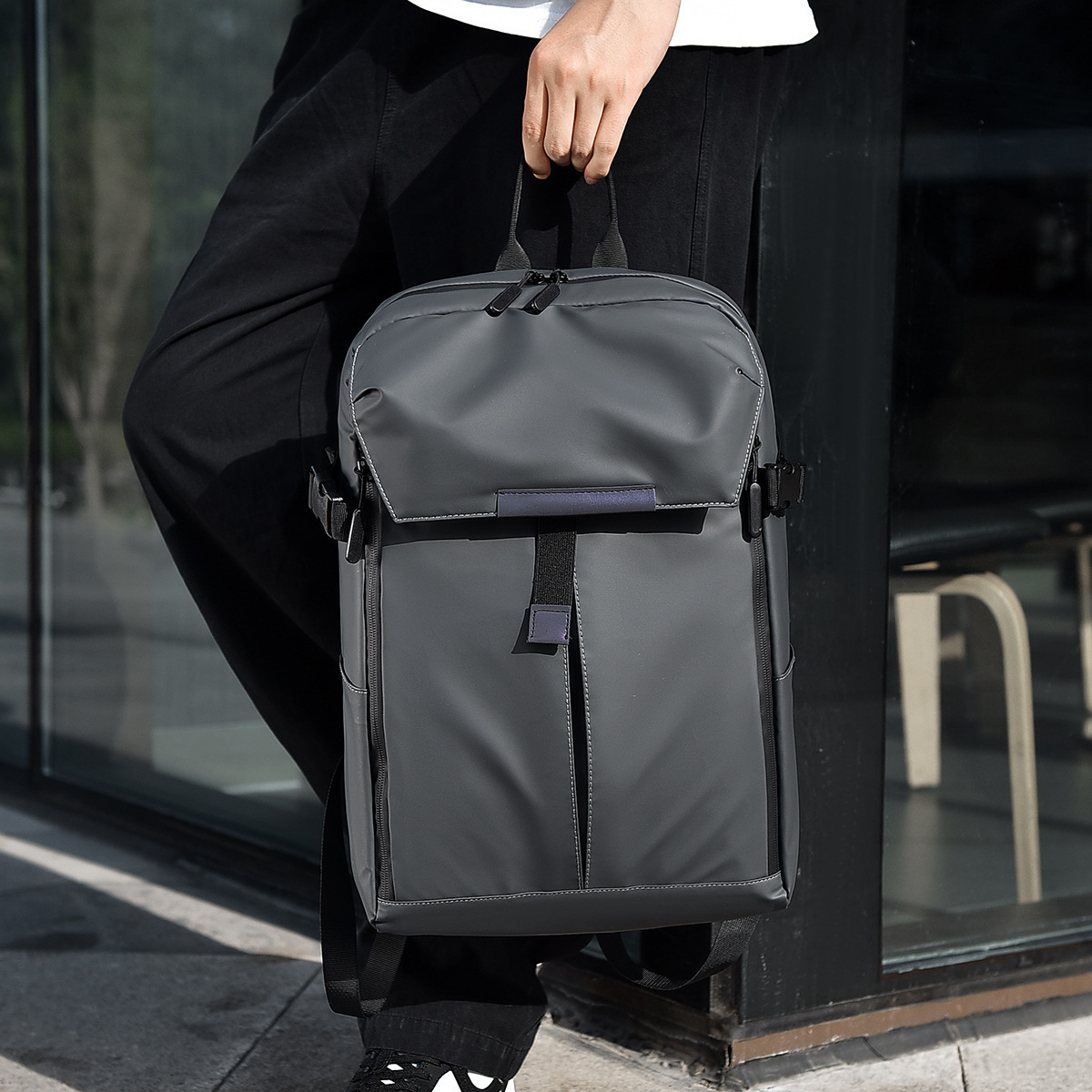 Fashion new sports outdoor bag fashion bag large capacity outdoor leisure backpack laptop bag student backpack multifunctional waterproof leather men 