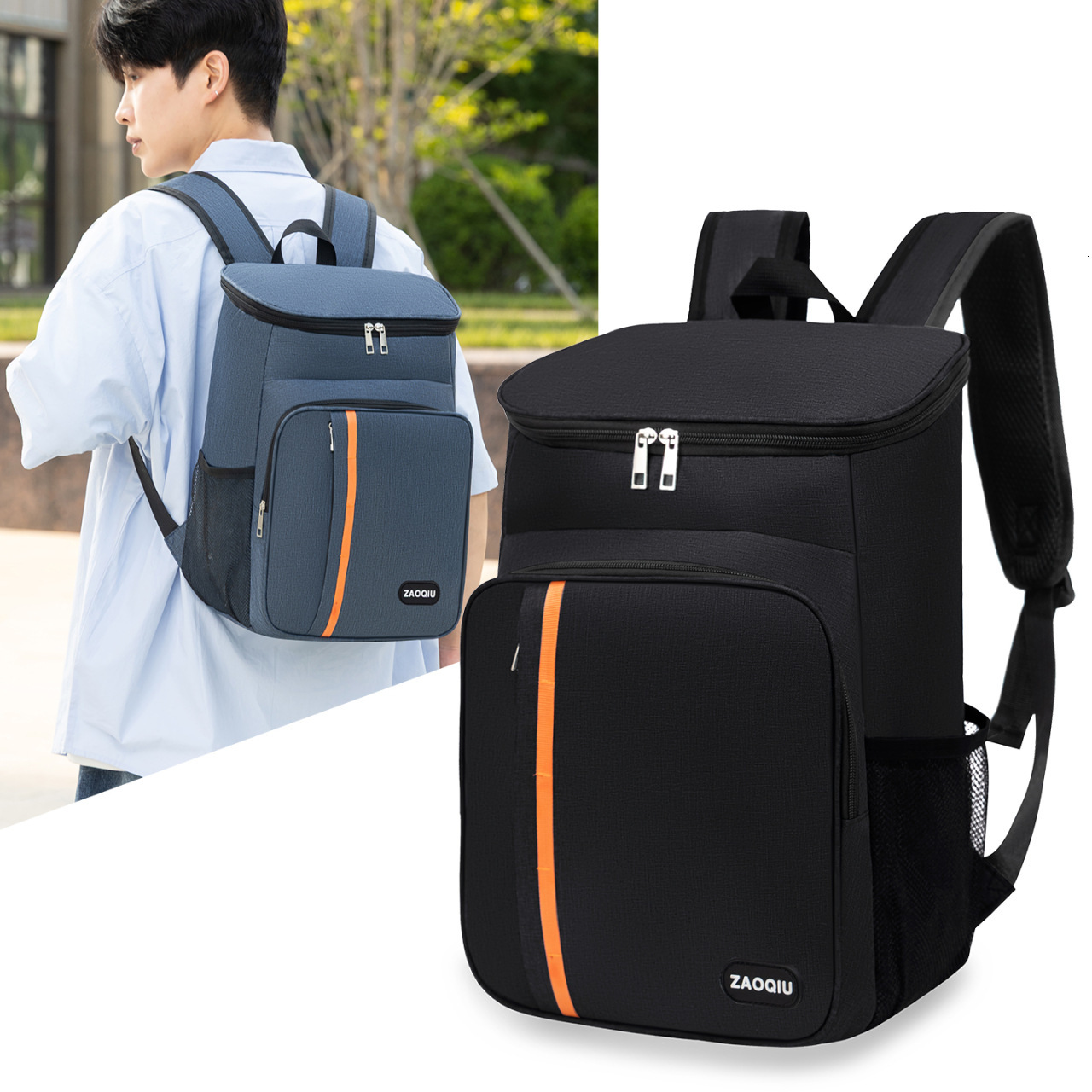 New Business Elite Multi functional Men s Daily Commuting Backpack Fashion Large Capacity Travel Bag and Insulated Cold proof Leak proof High end Back
