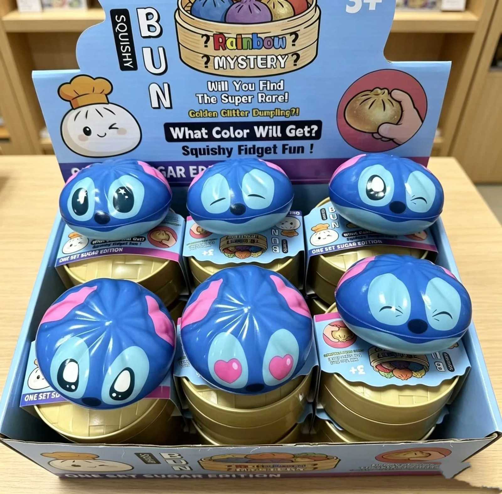 Stress 2026 Hot PU Soft Relief Squishy Toy - Cartoon Stitch Slow Rebound Soup Dumpling Blind Box - Simulated Stress Relief C260706 - view 4
