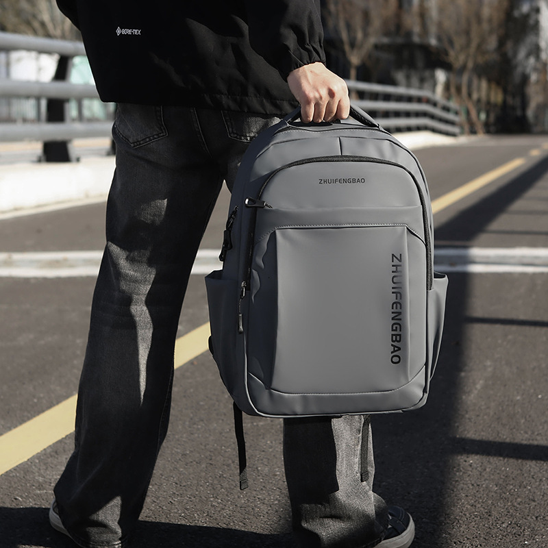 New Film Business Commuter Backpack Large Capacity Computer Backpack Fashion College Student Backpack Elite Leisure Multi functional Bag