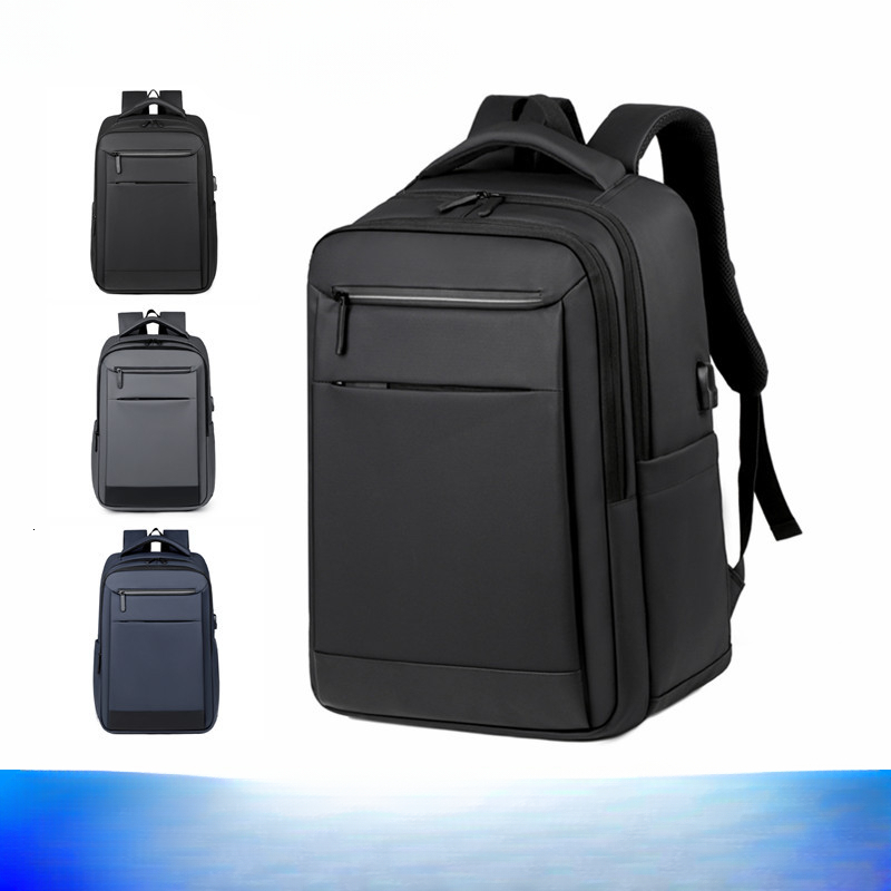 Fashion new men s backpack high end business laptop backpack large capacity travel backpack commuting laptop bag wallet card bag fashion bag