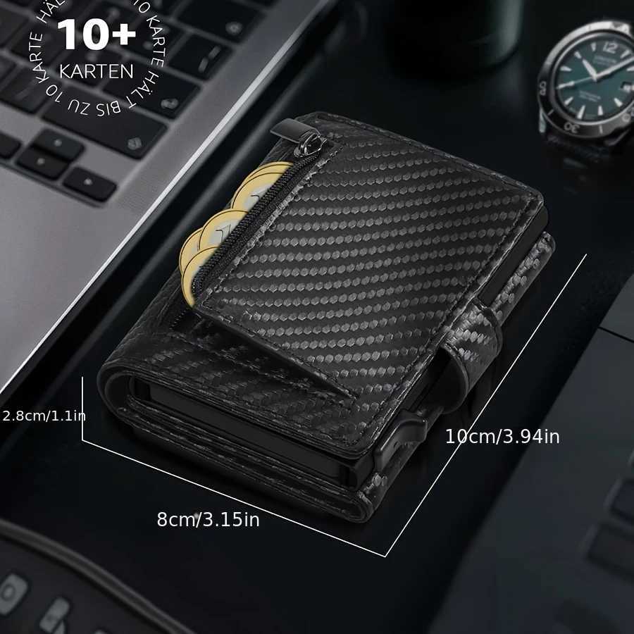 Coin with Mens Case Wallet RFID Protection Slim Wallet Card Wallet Small Wallet H260707