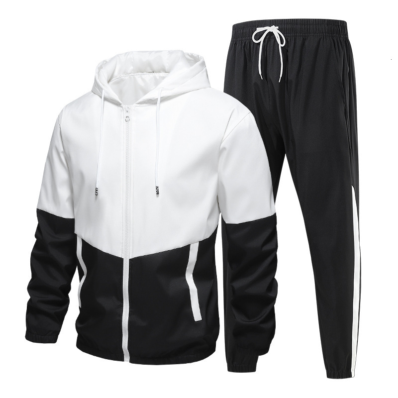 Casual Suit 2025 Autumn Jacket Set Sports Youth Trendy Stylish Fashion Brand Men's Clothing Long Sleeved Running Suit And Sports Suit