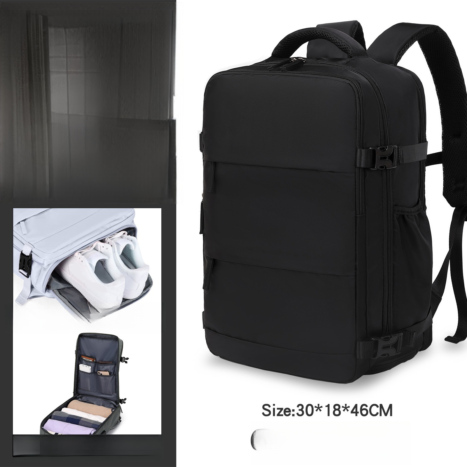 new girls backpack with large capacity multifunctional dry and wet classification short distance business travel waterproof mommy backpack