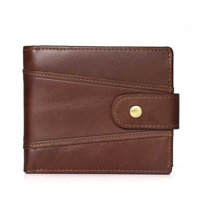 Wallet Classic Mens Genuine Leather Holder RFID Coin Purse H260707