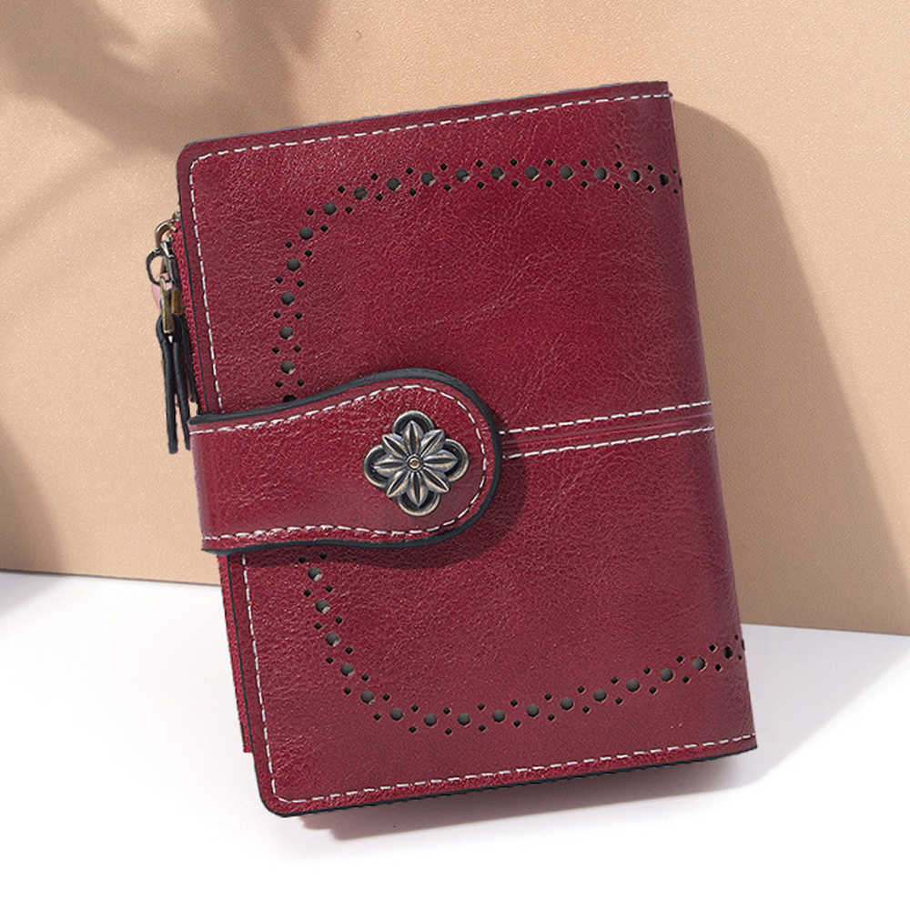Wallets New RFID Card Women Holder Large Capacity Female Coin Purse Photo Holder Wallet For H260707