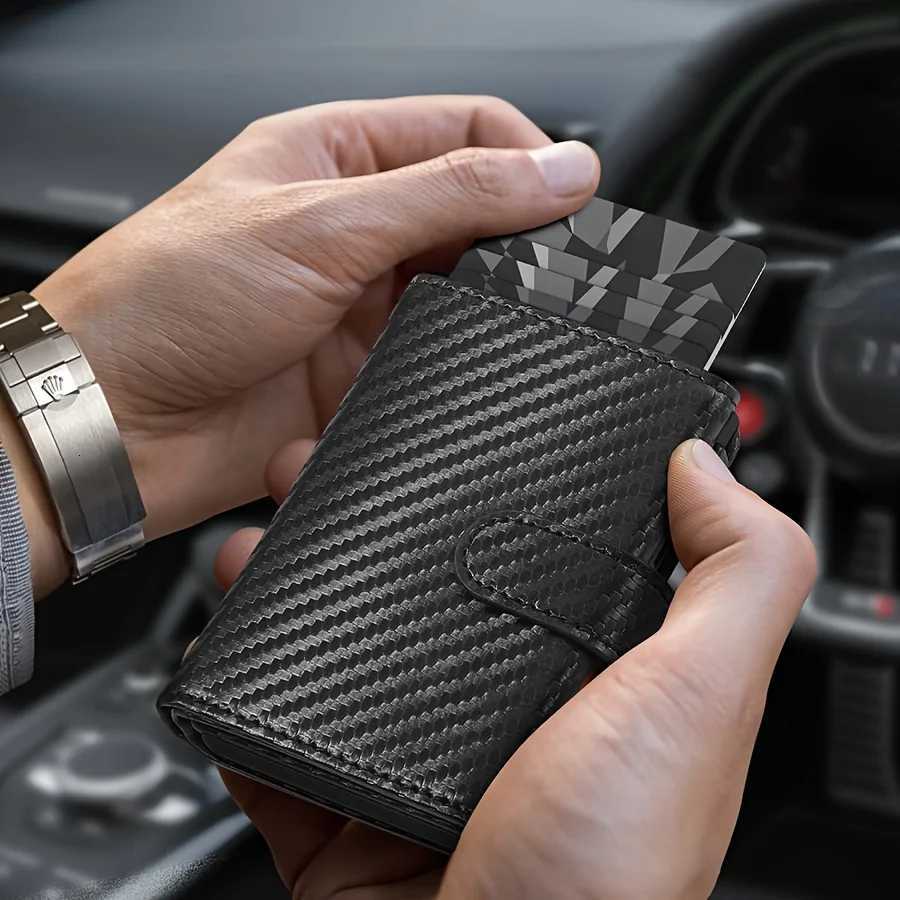Coin with Mens Case Wallet RFID Protection Slim Wallet Card Wallet Small Wallet H260707