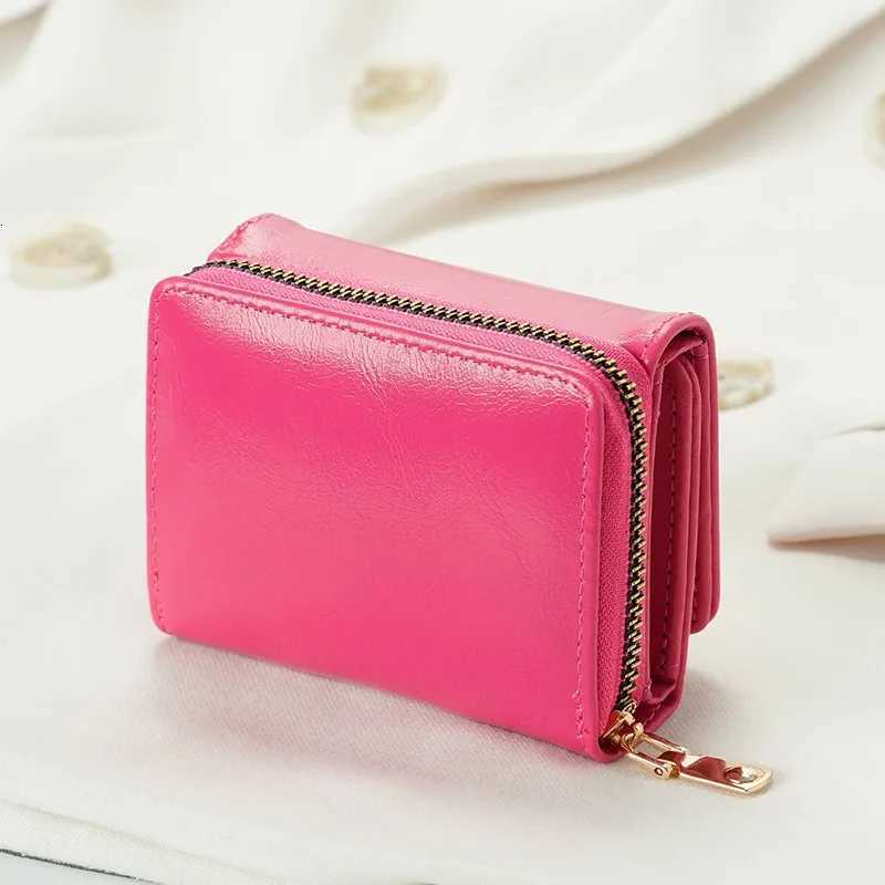 Cash ID Card Wallet Womens Wallet Small Wallet Short Wallet Card Bag Zipper Wallet Multi-layer Three-fold H260707
