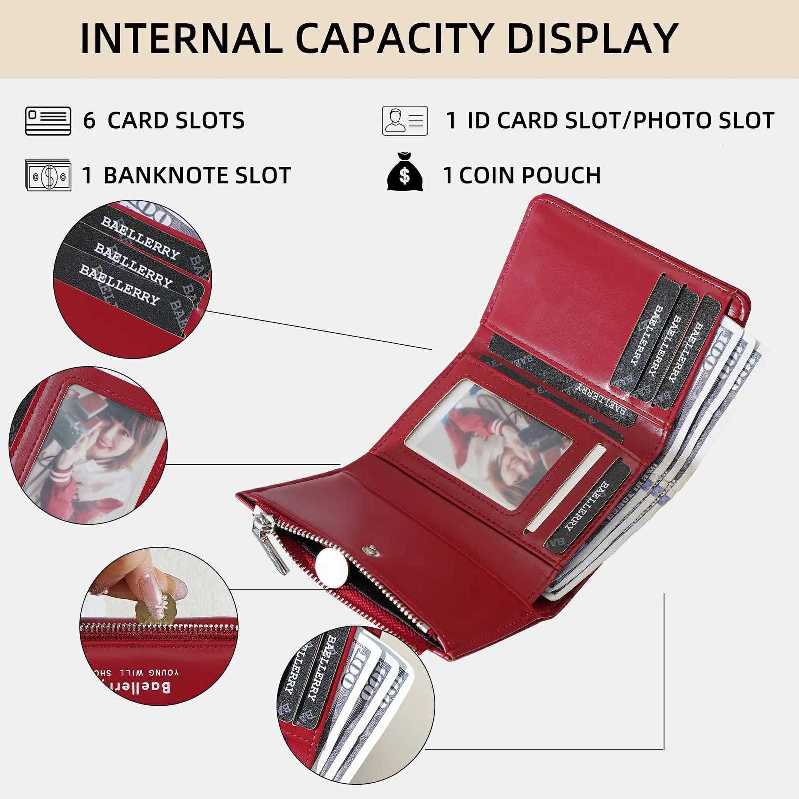 Macaron Simple 1Pcs Solid Womens Color 70 off Wallet Glossy Pu Womens Wallet with Zipper Coin Pocket and Id Slot Ideal Gift for H260707