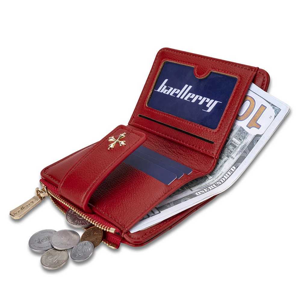 Women Baellerry New Short Simple Wallet High Quality Card Holder Zipper Coin Pocket Female Purses Small Womens Card Bag H260707