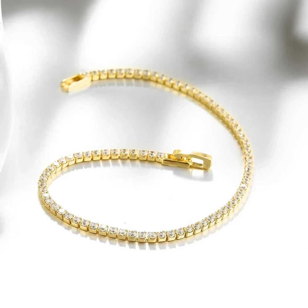 925 Sterling Silver Bracelet 16CM To 19CM Tennis Bracelet 25MM Zirconia Anniversary Gift H260707