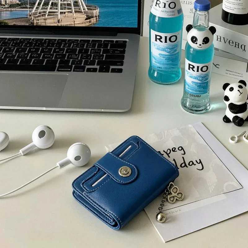 Hong Kong style short New wallet Korean multi-functional coin purse driving license leather holder H260707