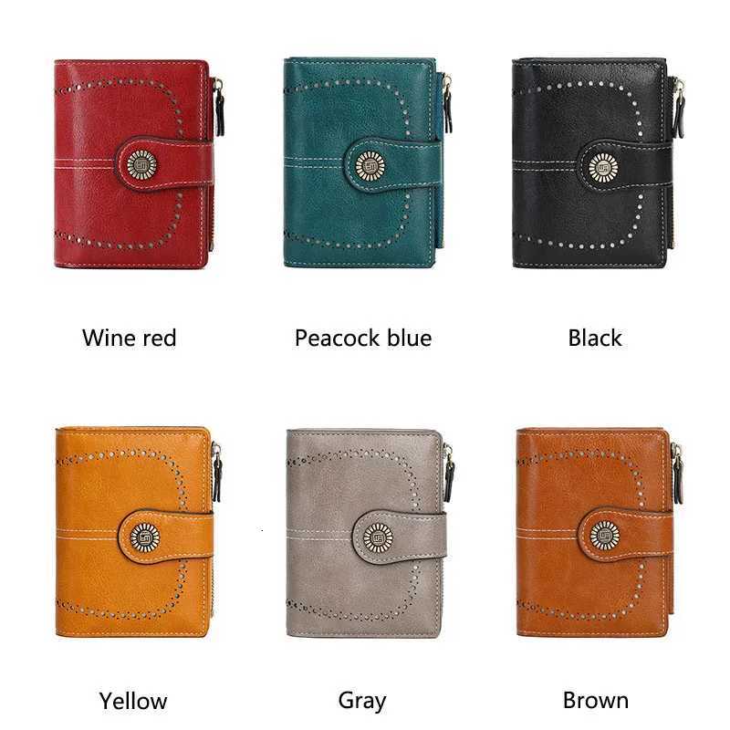 Women Rfid New Wallets Short Name Engraved Zipper Hasp Coin Pocket Women Purse Quality Card Holder Female Wallet H260707