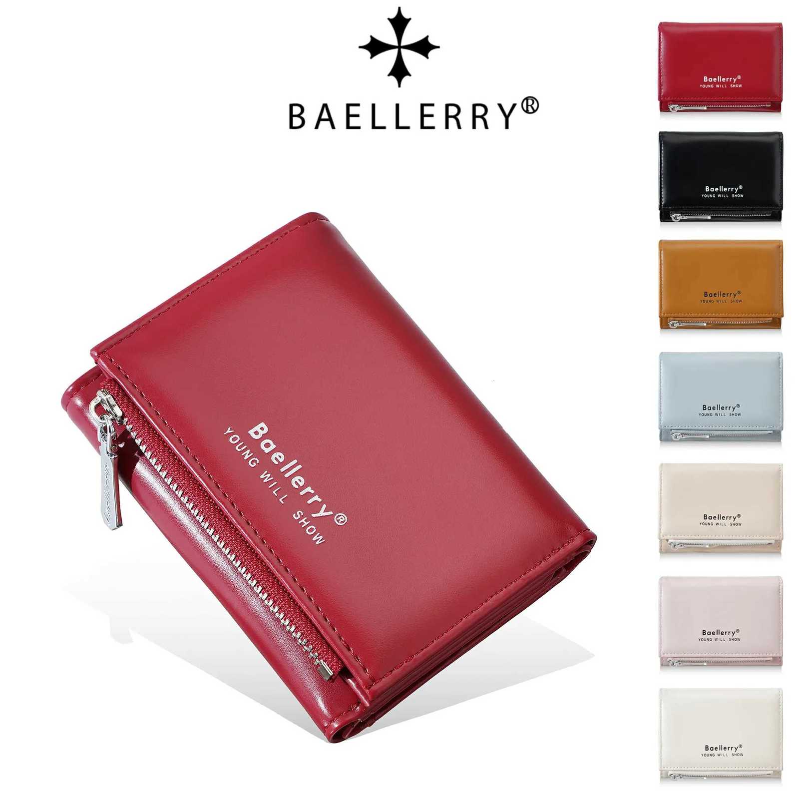 Macaron Simple 1Pcs Solid Womens Color 70 off Wallet Glossy Pu Womens Wallet with Zipper Coin Pocket and Id Slot Ideal Gift for H260707