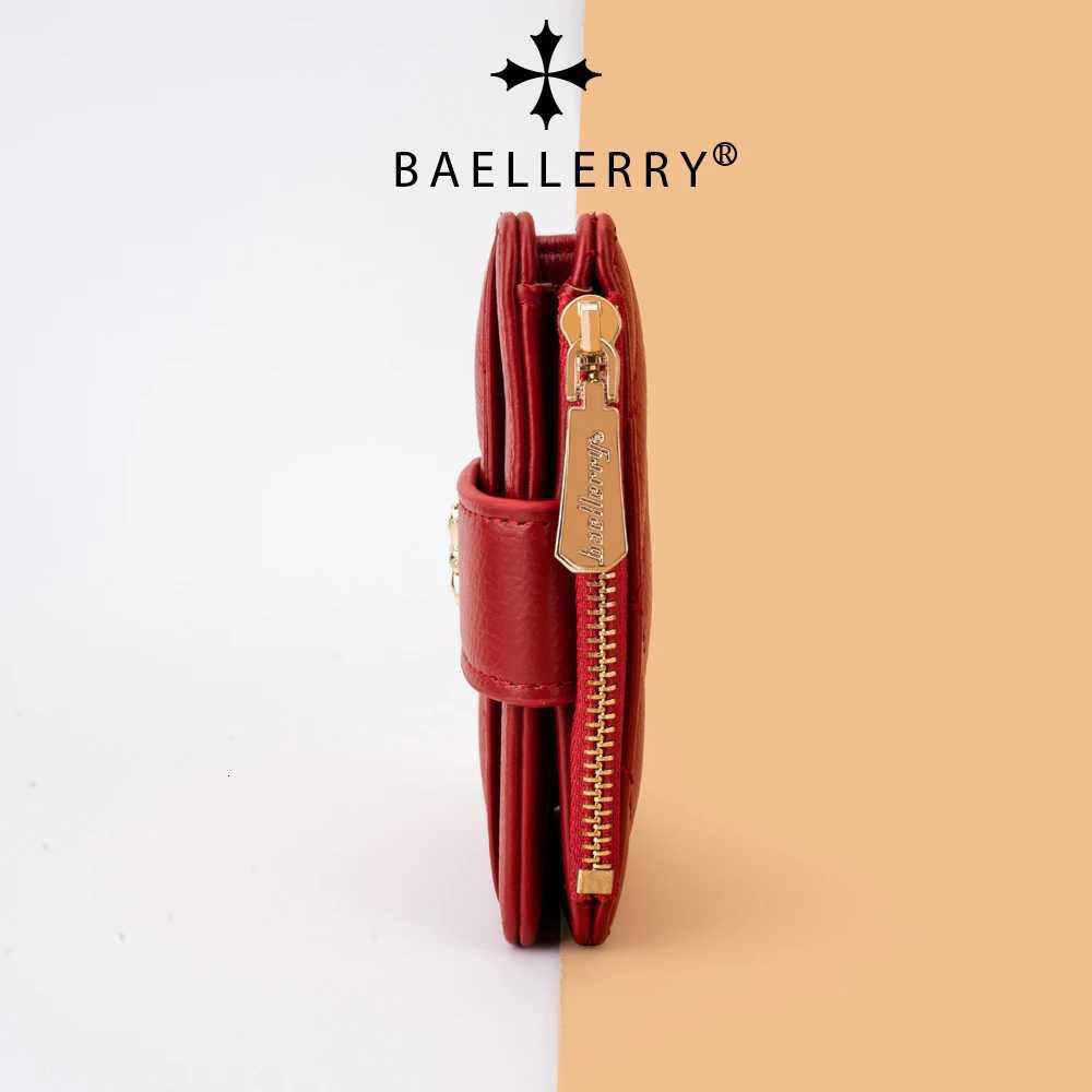 Women Baellerry New Short Simple Wallet High Quality Card Holder Zipper Coin Pocket Female Purses Small Womens Card Bag H260707