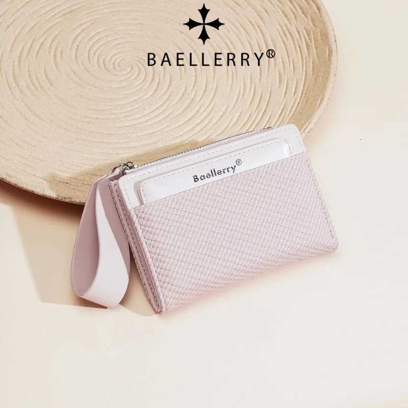 Baellerry Fashion Zipper Wallets Coin Purse Hand Womens Short Wallet Bifold Multi-slot Card Holder H260707