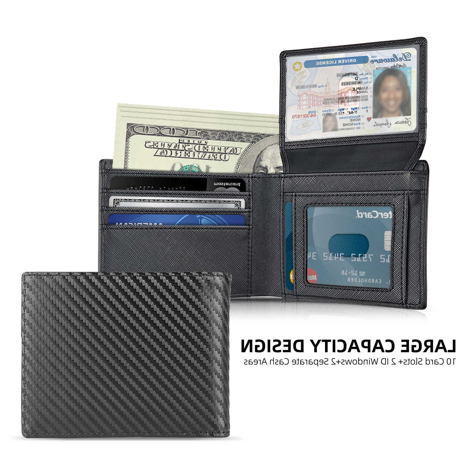 credit wallet Mens card slim ID holder casual mens leather short multi-card wallet business mens wallet H260707