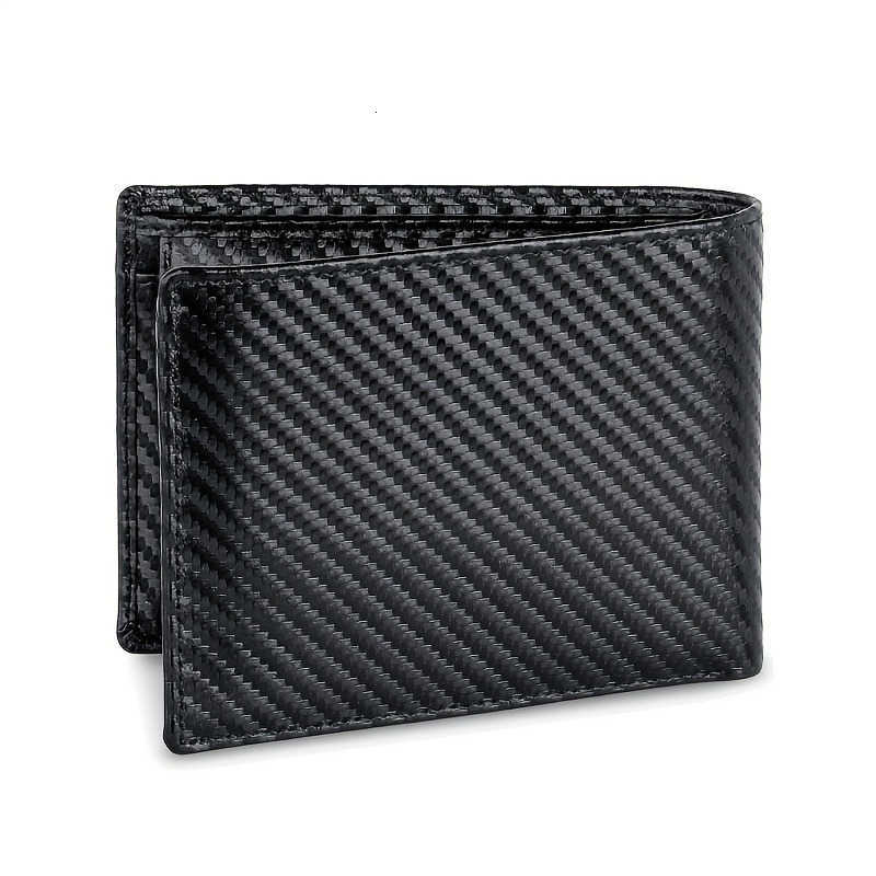 with 2025 New Mens Wallet Coin Pocket RFID Protection Carbon Fiber Wallet for Men H260707