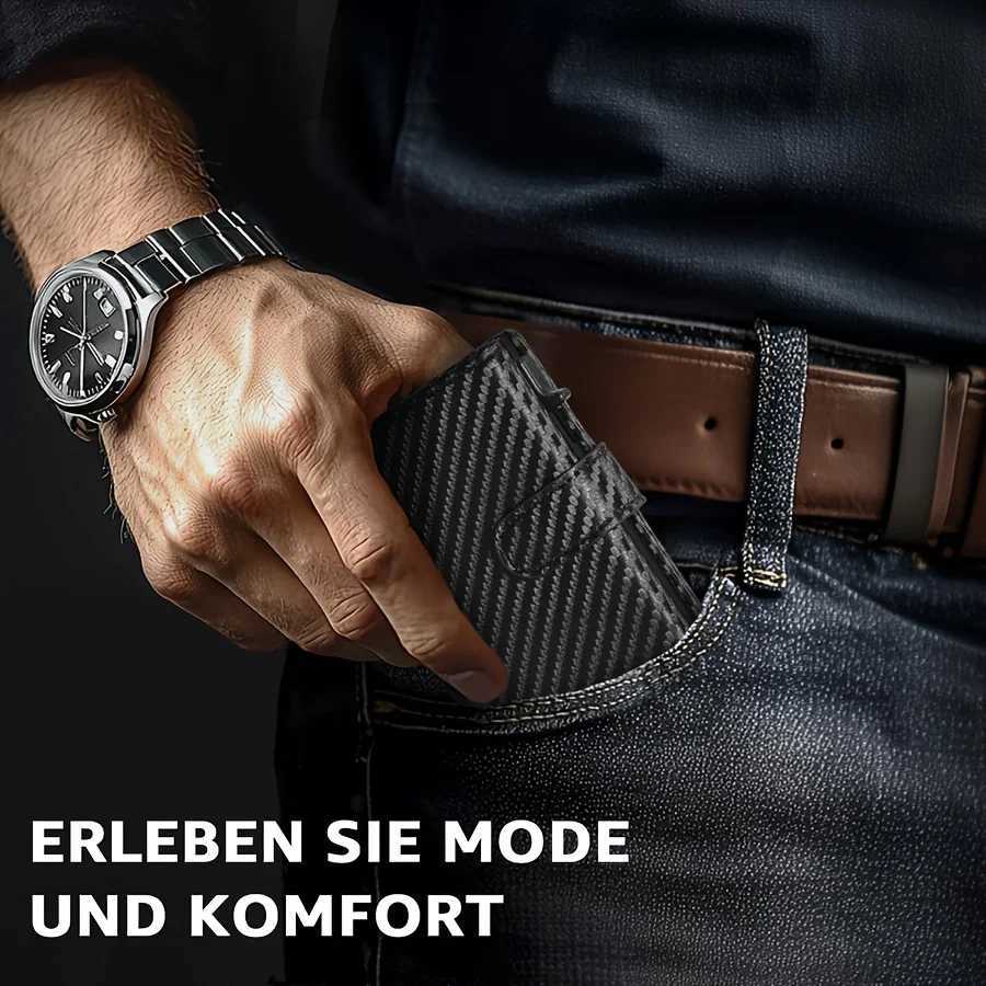 Coin with Mens Case Wallet RFID Protection Slim Wallet Card Wallet Small Wallet H260707