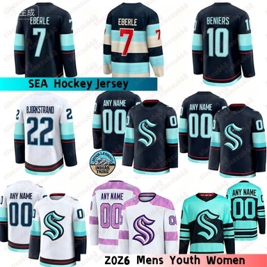 Seattles Maglia Kraken Jordan Maglia Eberle Kracken Philipp Grubauer Brandon Mo…