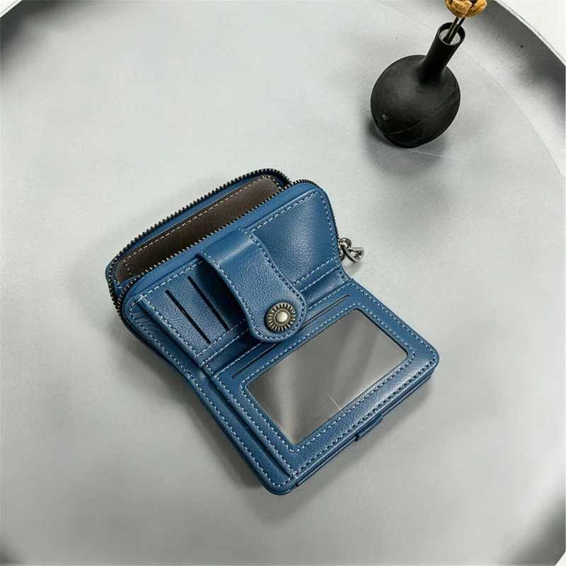Hong Kong style short New wallet Korean multi-functional coin purse driving license leather holder H260707