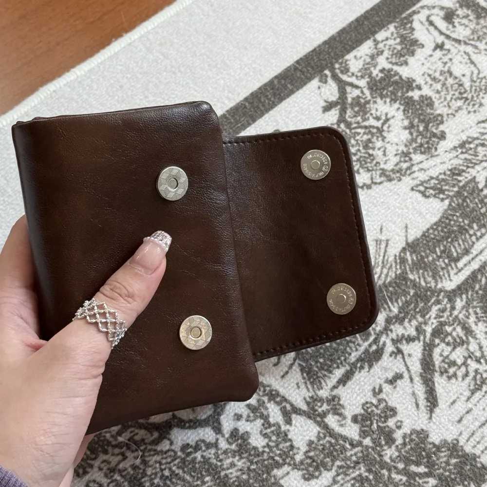 Wallet Ort Leather Texture for Women Multi-Purpose Coin Purse Zipper Closure Fre Sle Student Faion 2026 Korean New Model H260707