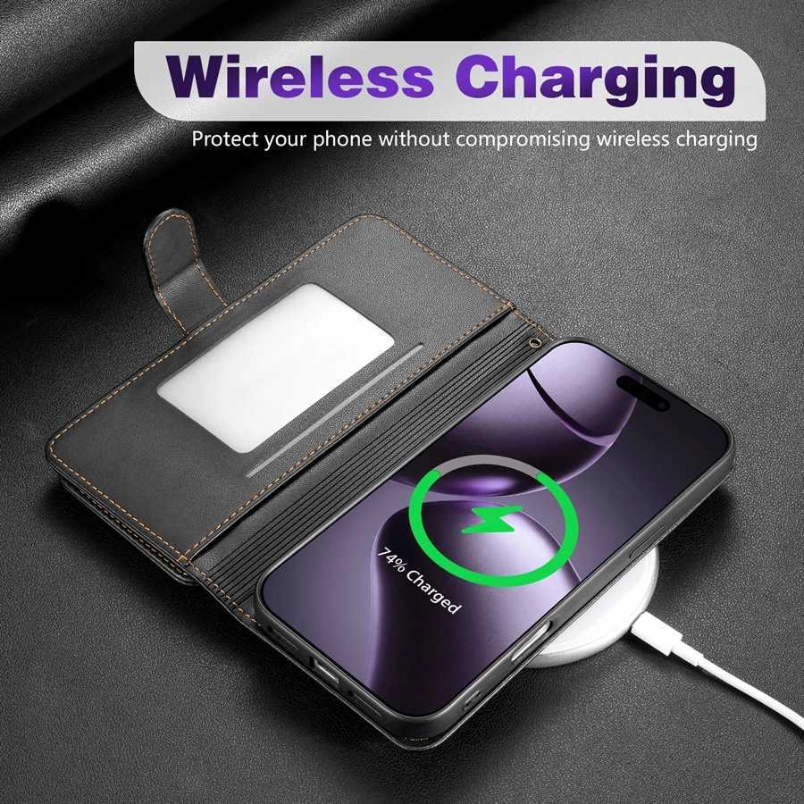 Kickstand Wallet Zipper Multi-card Slot Magnetic Flip Leather Case For iPhone 17 Pro Max 17e Air 16e 15 Plus 14 13 12 11 XR 8 7 H260707